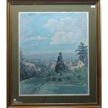 •After Winston Churchill (British, 1874-1965) 'View from Chartwell', no.564 of an edition of 850,