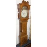 A George III mahogany 8-day Longcase Clock, W'm Nicholas, Birmingham, with two-train movement