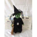Steiff; 'Wicked Witch of The West', 682407, commemorating the 75th Anniversary of The Wizard of