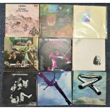 Vinyl Record; A collection of Prog Rock / Rock LP's, including Caravan 'In the Land of Grey and