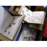 Stamps; an accumulation of stamps and covers, in albums and loose, including mint and used British