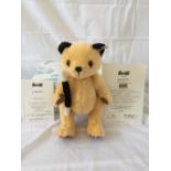 Steiff; 'Sooty', 663932, from 'The Sooty Show', yellow, 30cm, limited edition no. 840 / 2000, boxed,