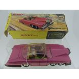 Dinky No.100 "Thunderbirds" Lady Penelope's FAB1, pink with sliding roof, gold interior with Lady