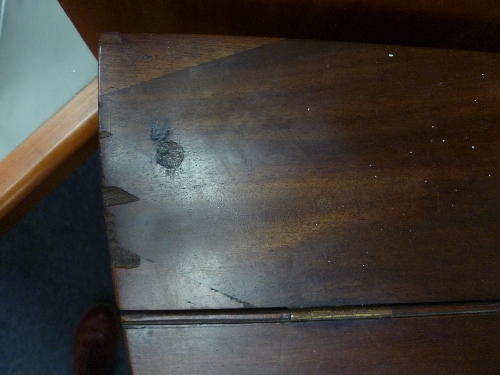 A pair of late-19th/early-20th century bow-front Dining Room Cabinets, with boxwood stringing, - Image 4 of 5