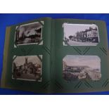 Postcards / Honiton interest; an album of approximately 180 cards, vintage and some moderns, RP