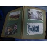 Postcards; a large collection in eight albums and loose, vintage and moderns, various subjects,