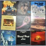 Vinyl Records; Four Deep Purple LP's, including 'Deep Purple in Rock, SHVL 777 and 'Made in