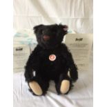 Steiff; 'British Collectors' Teddy Bear 2011', 663901, black, 36cm, with growler, limited edition