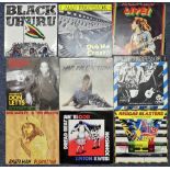 Vinyl Records; A collection of nineteen Reggae LP's and 12" Singles, including Bob Marley 'Live'