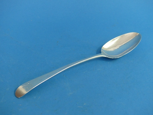 A George III silver Table Spoon, by William Sumner I, hallmarked London, 1784, Old English