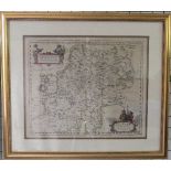 China: Blaeu (Johannes), SUCHUEN, IMPERII SINARUM PROVINCIA SEXTA, a mid 17thC engraved map of