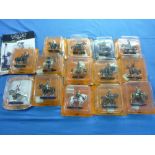 A collection of fourteen Del Prado 'Cavalry Through the Ages' Figures, all in original blister packs