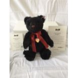 Steiff; 'Joshua', 663208, black, 35cm, with 1959 - 2009 card tag, limited edition no. 516 / 5000,