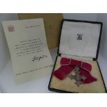 Flight Captain Joan Lily Amelia Hughes M.B.E. (1918-1993), a Civil M.B.E. Medal with note of