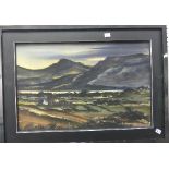 Daniel O'Neil (Irish, 1920-1974), Irish landscape, watercolour, signed, 14in x 21in (35.5cm x 53.