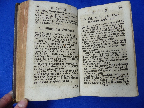 The von Mohl Collection: Shreger, Odilo; Nutzliche Zeit Anwendung, pub. 1766, leather bound book, - Image 7 of 10