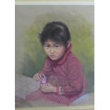 Ernest Bendell-Bayly (20th century), Hong Kong Missy, pastel, signed and dated '88, 22in x18½in (