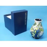 A Moorcroft 'Rough Hawks Beard' pattern Vase, with impressed marks, signed 'Rachel Bishop' and 'J