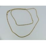 An 18ct yellow gold Snake Chain, 7.8g,