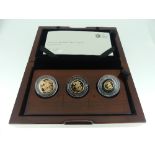 The Royal Mint '2016 Sovereign Collection' Three-Coin Proof Set, comprising sovereign, half