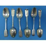 A set of six George V silver Teaspoons, by Atkin Brothers, hallmarked Sheffield, 1934, together with