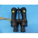 A pair of W.W.2 period Military Field Binoculars, by Barr & Stroud, 7xC.F.41 serial no. 25626, in