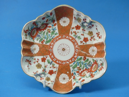 A Worcester first period 'Scarlet Japan' pattern teapot and cover, c.1775, decorated with - Image 19 of 20