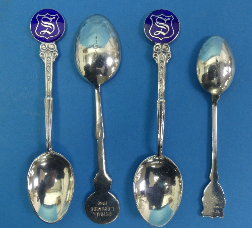 Local Interest; A cased silver Commemorative Preserve Spoon, by Goldsmiths and Silversmiths Co., - Image 2 of 4