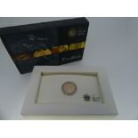 The Royal Mint 2010 gold Half-Sovereign Bullion Coin, in presentation pack.