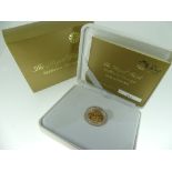 The Royal Mint 'The Royal Birth Celebration Sovereign', limited edition of 301 / 750, struck on