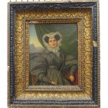 The von Mohl Collection: Early 19thC Continental School, portrait of a lady, oil on board,