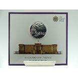 The Royal Mint 2015 £100 fine Silver Coin, 'Buckingham Palace'.