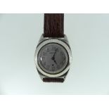 A Harwood gentleman's silver 'bumper' automatic Wristwatch, Birmingham import marks for 1929, the