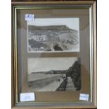 A set of four framed reproduction Postcards of Sidmouth, together with a further two reproduction