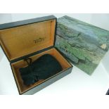 A Rolex Oyster card box, containing Rolex leather presentation case.