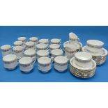 A Parragon China Belinda pattern part-tea service, appx.48 pieces, including eleven cups, six coffee