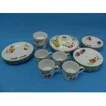 A Royal Worcester Evesham and Evesham Vale part-dinner services, appx.40 pieces, including ten