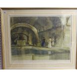 William Russell Flint (1880-1969), Unwelcome Observers, limited edition print in colours,