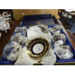 An early 20th Century Coalport 'Hazelton' pattern Tea Set, comprising six Cups and Saucers, in