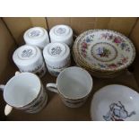 A Royal Grafton six-place setting Tea Service, comprising six cups and saucers in the 'Malvern'