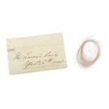 QUEEN VICTORIA'S LOCK OF HAIR