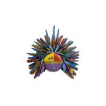 WAH-LEE-TAH-KAH WON-CHA (DOUGLAS FOUNTAIN, BRAVE ONE): A NATIVE AMERICAN INDIAN MASK