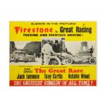 A 1960'S FILM POSTER FOR 'THE GREAT RACE'