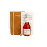 ONE FACTICE BOTTLE OF LOUIS ROYER COGNAC - OWNED BY SIR HAROLD WILSON