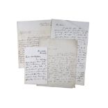 Lord Chancellor.- A collection of Autograph letters signed