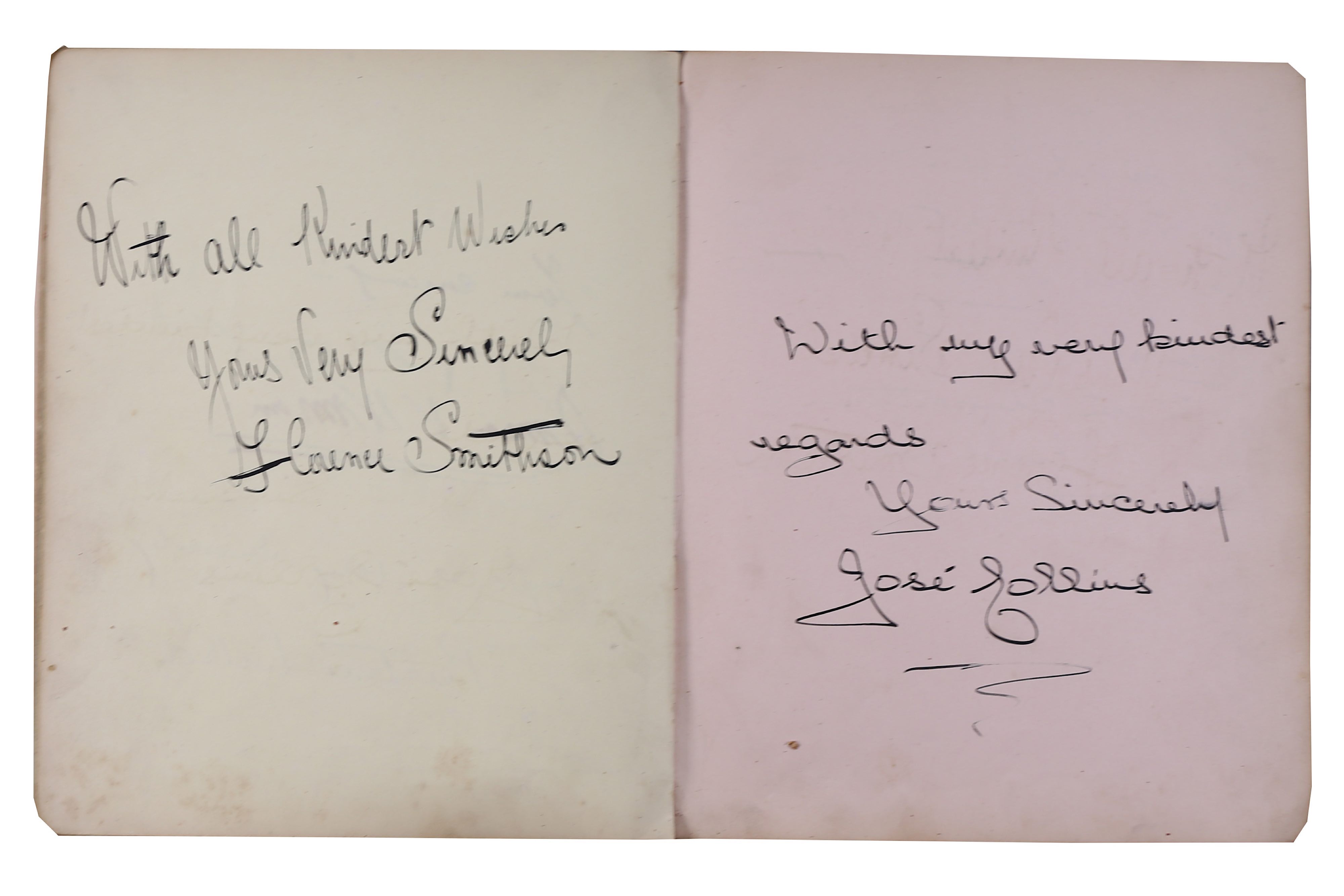 Autograph Albums.- Musicians & Actors