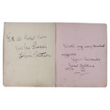 Autograph Albums.- Musicians & Actors