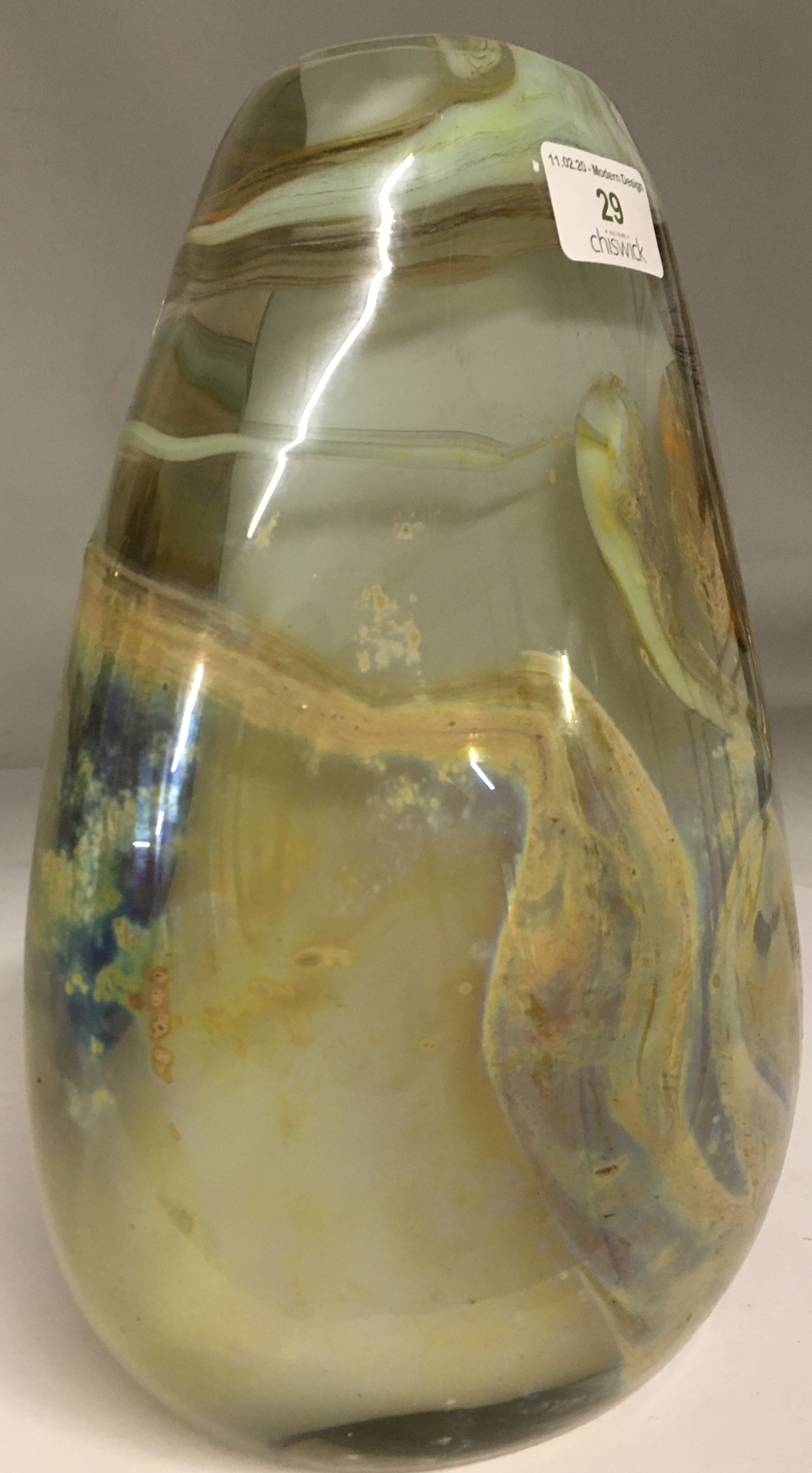 SAM HERMAN (born 1936) - A iridescent studio glass vase - Image 6 of 7