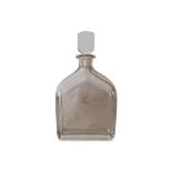 ORREFORS: An etched glass Eagle Decanter and Stopper