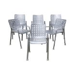 DR HANS CORAY: A set of six LANDI Chairs, designed 1938